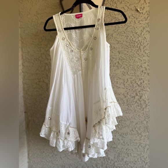 Boho Beach Poncho Cover up - Picture 6 of 12